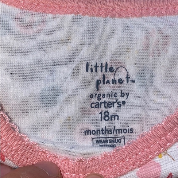 🌈New Little planet organic by Carter’s 2piece pjs - Picture 4 of 8